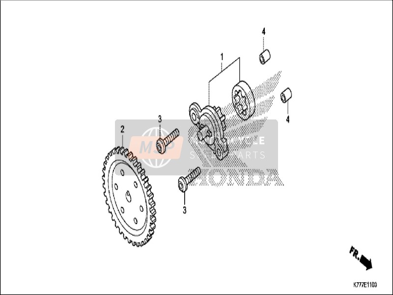 Honda SH125AD 2019 Oil Pump for a 2019 Honda SH125AD